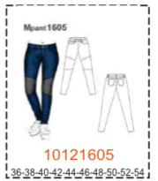 MOLDE PANTALONES MUJER - 4 - Imagen 4