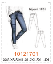 MOLDE PANTALONES MUJER - 4 - Imagen 12