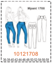 MOLDE PANTALONES MUJER - 4 - Imagen 19