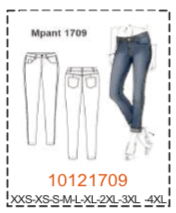 MOLDE PANTALONES MUJER - 4 - Imagen 20