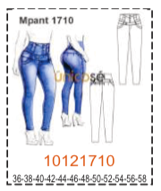 MOLDE PANTALONES MUJER - 4 - Imagen 21