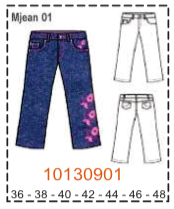 MOLDE PANTALONES MUJER - 5 - Imagen 48
