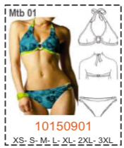 MOLDE TRAJE DE BAÑO MUJER 1