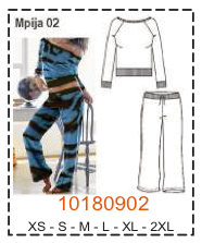 MOLDE PIJAMA MUJER 1 - Imagen 2