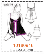 MOLDE PIJAMA MUJER 1 - Imagen 16