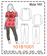 MOLDE PIJAMA MUJER 1 - Imagen 19