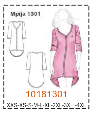 MOLDE PIJAMA MUJER 1 - Imagen 25