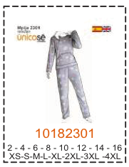 MOLDE PIJAMA MUJER 2 - Imagen 7