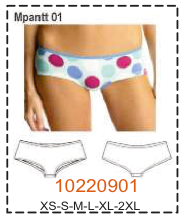 MOLDE ROPA INTERIOR MUJER
