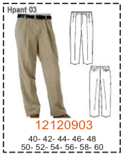 MOLDE PANTALONES HOMBRE 1 - Imagen 3