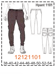 MOLDE PANTALONES HOMBRE 1 - Imagen 10