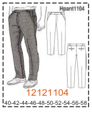 MOLDE PANTALONES HOMBRE 1 - Imagen 13