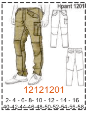MOLDE PANTALONES HOMBRE 1 - Imagen 15
