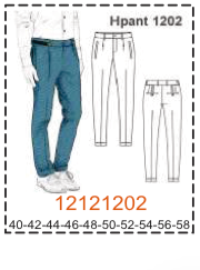 MOLDE PANTALONES HOMBRE 1 - Imagen 16