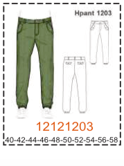 MOLDE PANTALONES HOMBRE 1 - Imagen 17