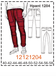 MOLDE PANTALONES HOMBRE 1 - Imagen 18