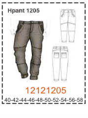 MOLDE PANTALONES HOMBRE 1 - Imagen 19