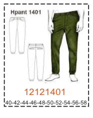 MOLDE PANTALONES HOMBRE 1 - Imagen 24