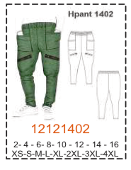 MOLDE PANTALONES HOMBRE 1 - Imagen 25