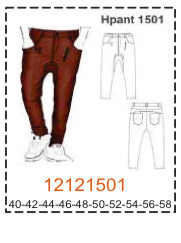 MOLDE PANTALONES HOMBRE 1 - Imagen 26