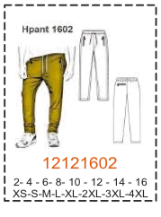 MOLDE PANTALONES HOMBRE 1 - Imagen 30