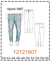 MOLDE PANTALONES HOMBRE 1 - Imagen 35