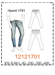 MOLDE PANTALONES HOMBRE 1 - Imagen 36