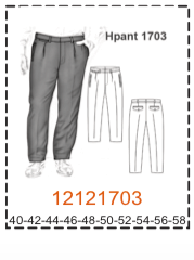 MOLDE PANTALONES HOMBRE 1 - Imagen 38
