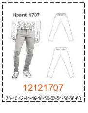 MOLDE PANTALONES HOMBRE 1 - Imagen 42