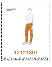 MOLDE PANTALONES HOMBRE 1 - Imagen 45