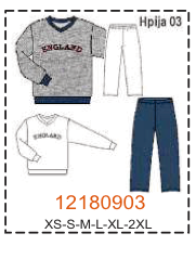 MOLDE PIJAMAS HOMBRE - Imagen 3