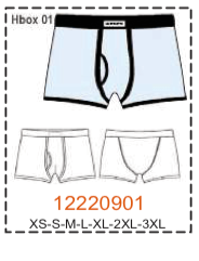 MOLDE ROPA INTERIOR HOMBRE