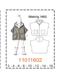 MOLDE ABRIGO NIÑA - Imagen 2