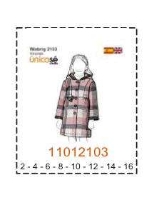 MOLDE ABRIGO NIÑA - Imagen 9
