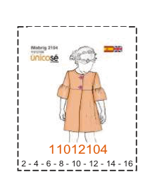 MOLDE ABRIGO NIÑA - Imagen 10