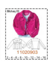 MOLDE CHAQUETA NIÑA - 1 - Imagen 3