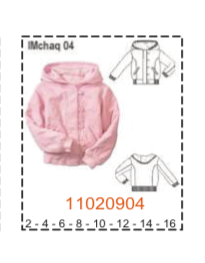 MOLDE CHAQUETA NIÑA - 1 - Imagen 4