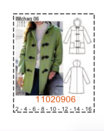 MOLDE CHAQUETA NIÑA - 1 - Imagen 6