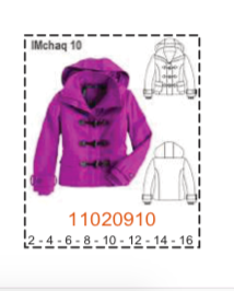 MOLDE CHAQUETA NIÑA - 1 - Imagen 10