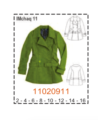 MOLDE CHAQUETA NIÑA - 1 - Imagen 11