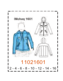 MOLDE PARKAS NIÑA - 2 - Imagen 6
