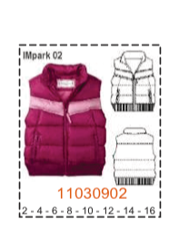 MOLDE PARKAS NIÑA - Imagen 2