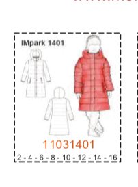 MOLDE PARKAS NIÑA - Imagen 4