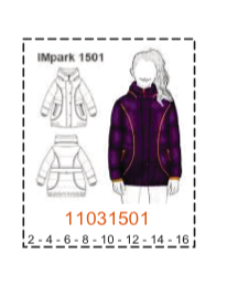 MOLDE PARKAS NIÑA - Imagen 5