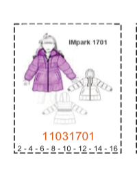 MOLDE PARKAS NIÑA - Imagen 8