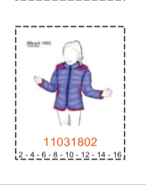MOLDE PARKAS NIÑA - Imagen 10