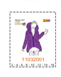 MOLDE PARKAS NIÑA - Imagen 11