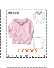 MOLDE POLERAS NIÑA - 1 - Imagen 5
