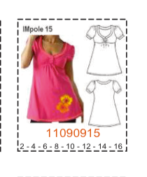 MOLDE POLERAS NIÑA - 1 - Imagen 15
