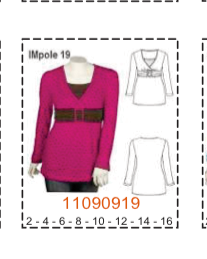 MOLDE POLERAS NIÑA - 1 - Imagen 19
